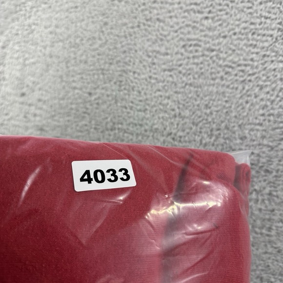 Vintage Lee Blank Crewneck Sweater Sweatshirt Mens XL Red Minimalist Made in USA - Picture 11 of 11